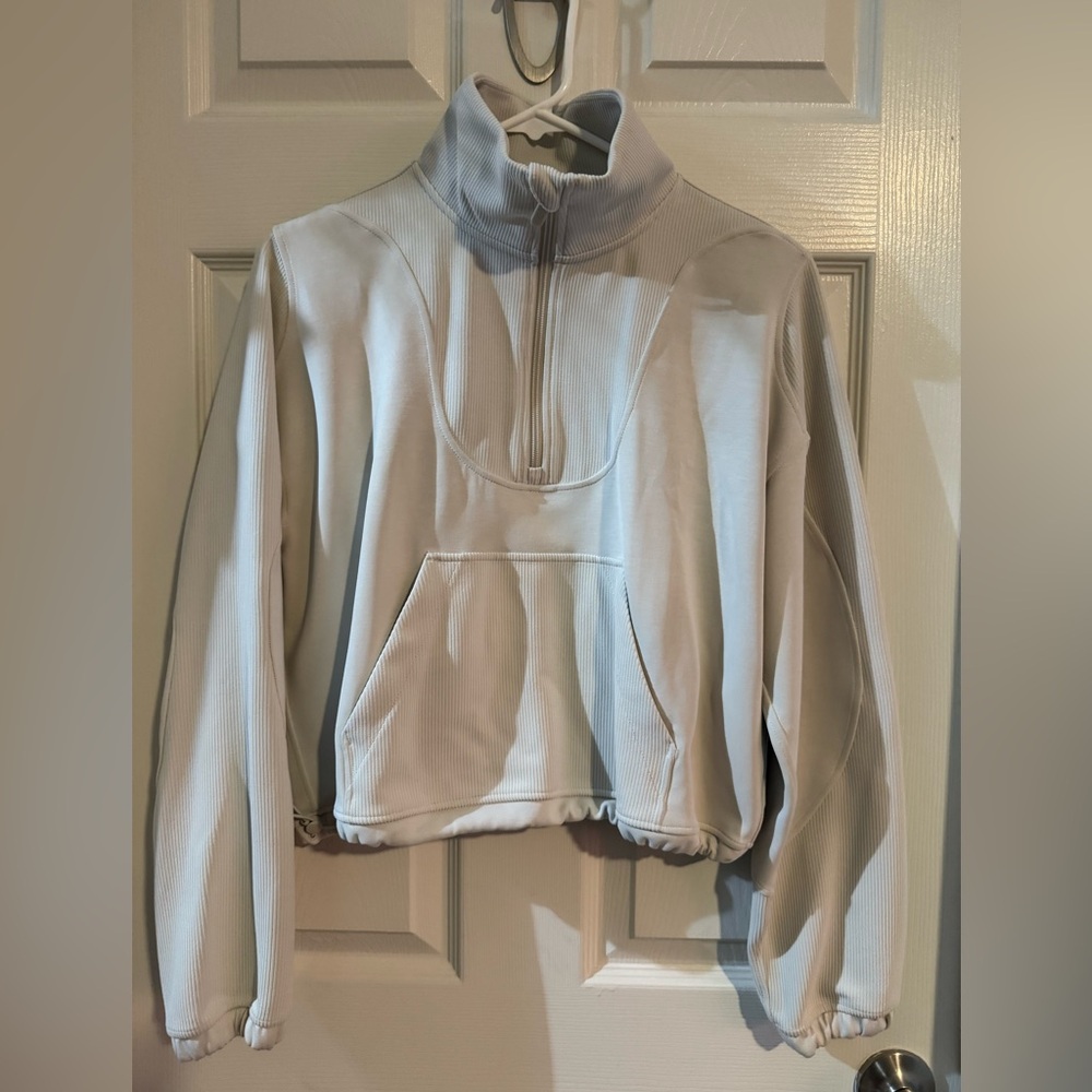 lululemon athletica Cream Cowl Neck Sweater